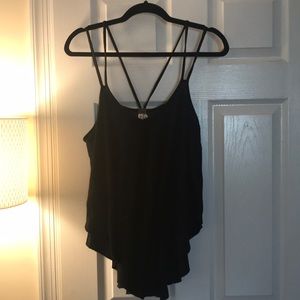 Free People asymmetric hem tank top